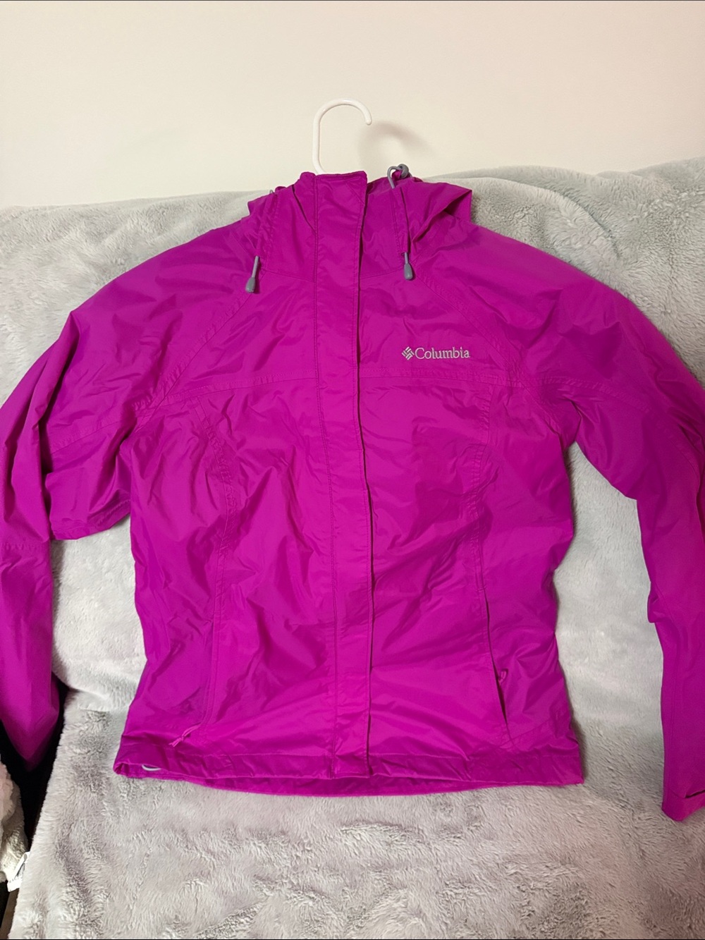 Columbia Women’s Hooded Ski Jacket - Bright Fuchsia